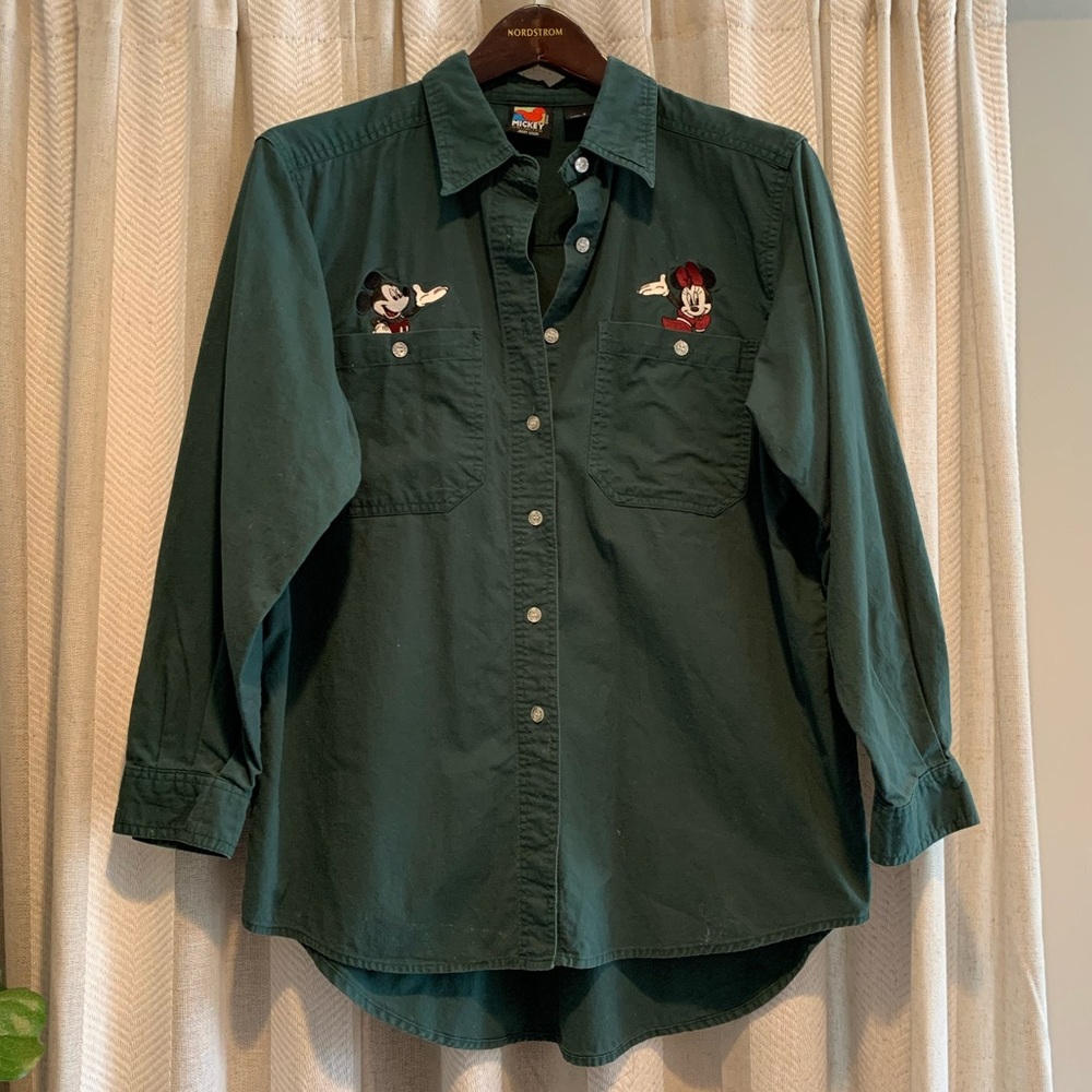 Vintage Mickey Unlimited Jerry Leigh Button Down